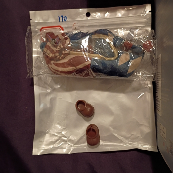 Whimsical Jester Doll Outfit with Hat - Picture 2 of 5